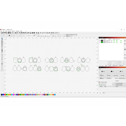 Layered Animal Ornaments