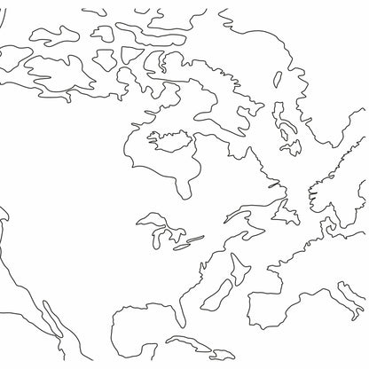 Round World Map