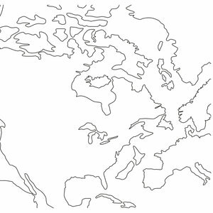Round World Map