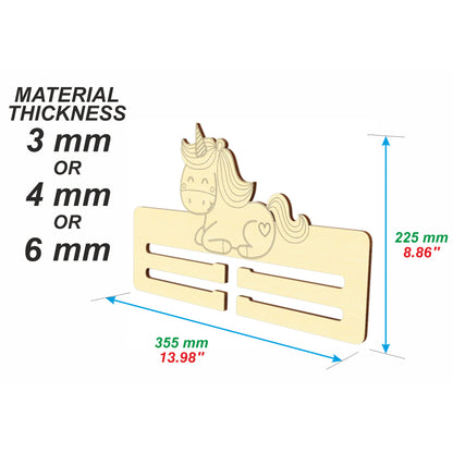 Medal holder Unicorn