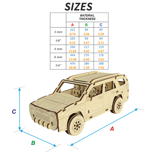 3d Car Off-road vehicle