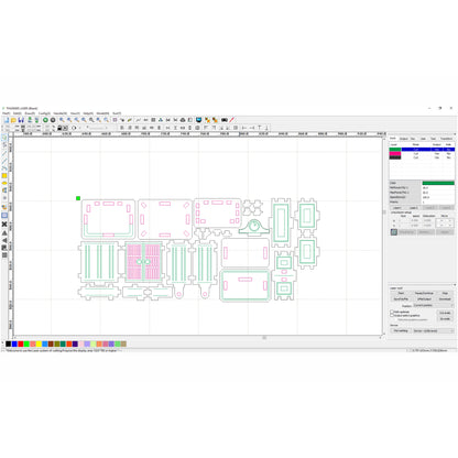 Cupboard Doll furniture with holes for fastening
