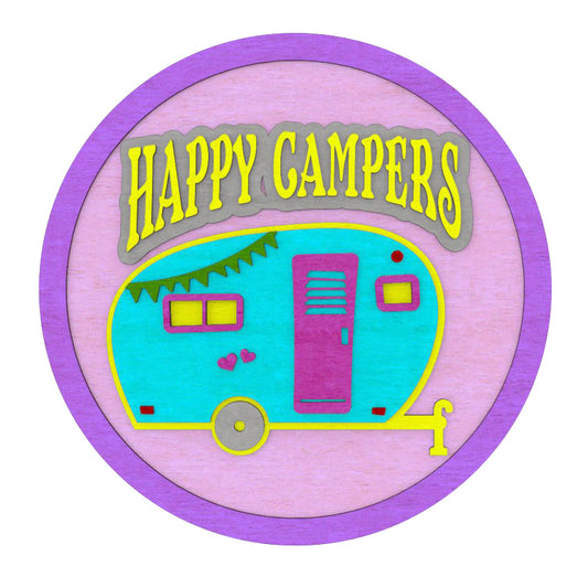 Happy Campers Sign