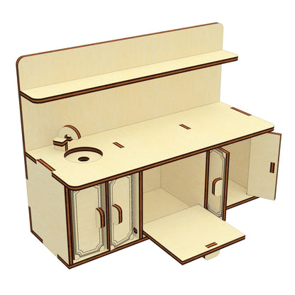 Kitchen dollhouse furniture