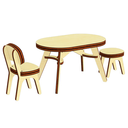 Table and chairs
