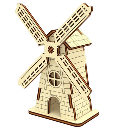 Windmill Miniature with Rotated Screw