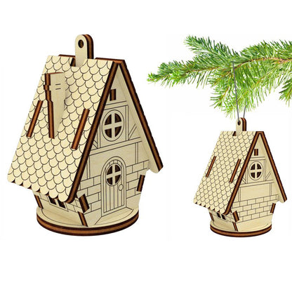 Christmas House Ornament