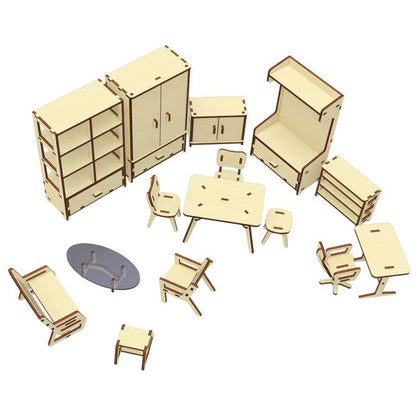 Doll furniture set