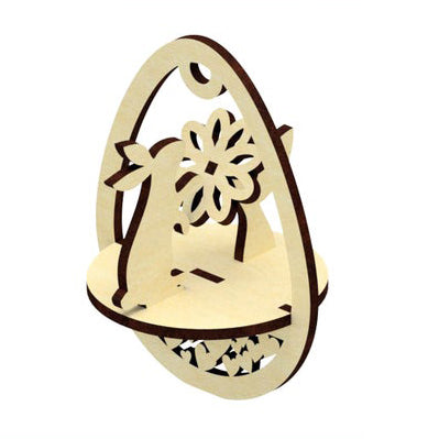 Easter Egg "Rabbit with flower"