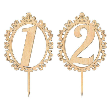 Weeding toppers number