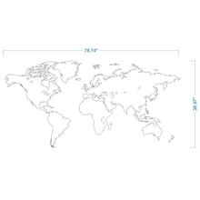 Load image into Gallery viewer, World Map for Wall
