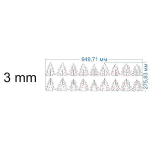 Set of 18 Christmas trees