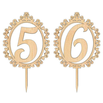 Weeding toppers number