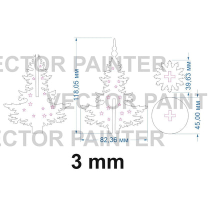 Christmas tree decor