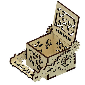 Steampunk wooden box