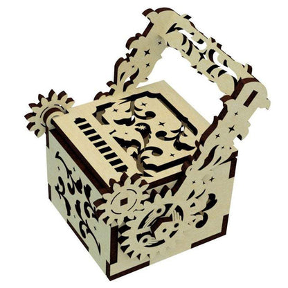 Steampunk wooden box