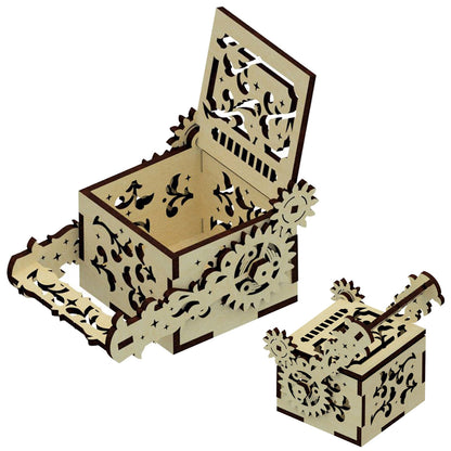 Steampunk wooden box