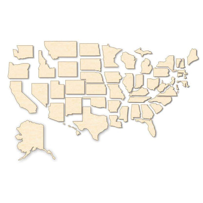 USA Puzzle Map