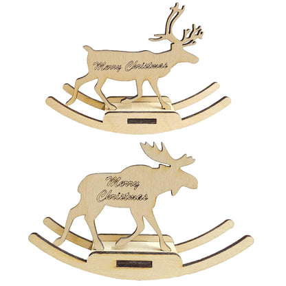 Toys of deer and elk for Christmas