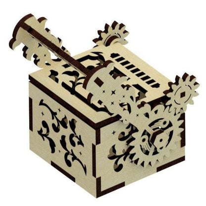 Steampunk wooden box