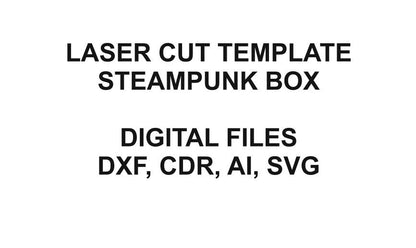 Steampunk wooden box