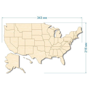 USA Puzzle Map