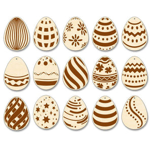 Set of 15 Easter eggs