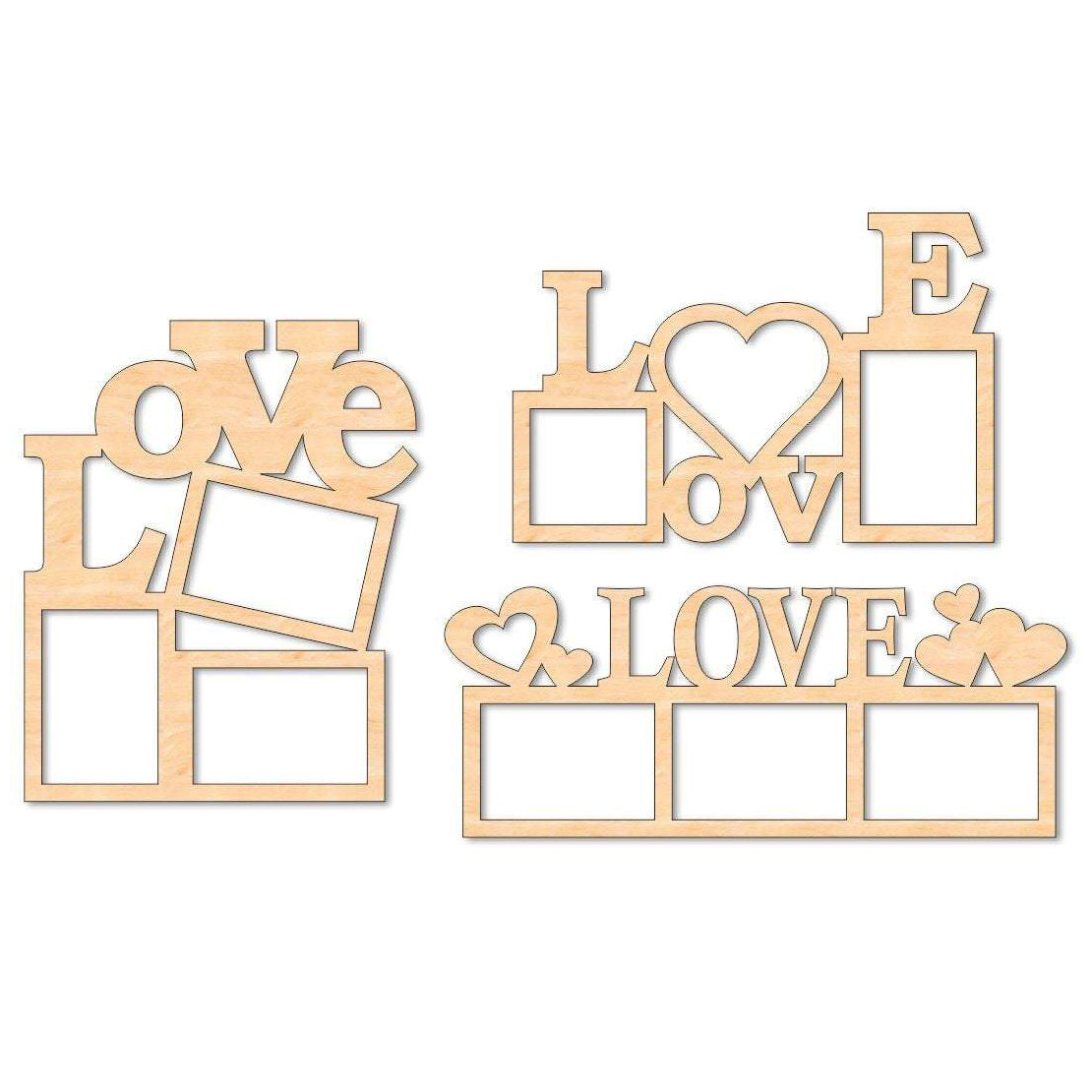 Set of 3 photo frames