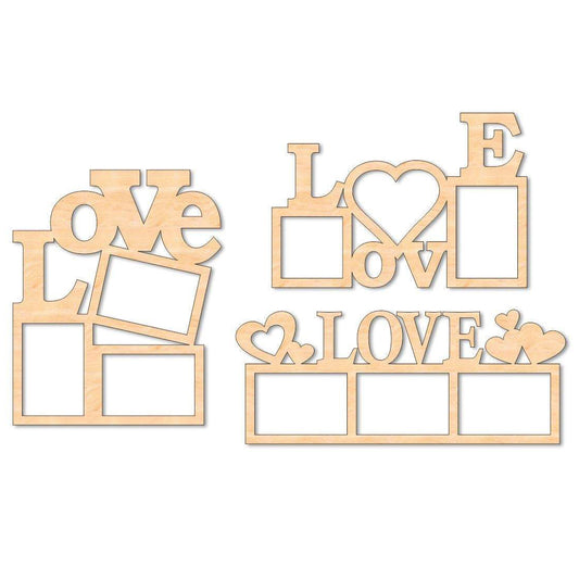 Set of 3 photo frames