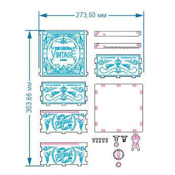Mechanical vintage box