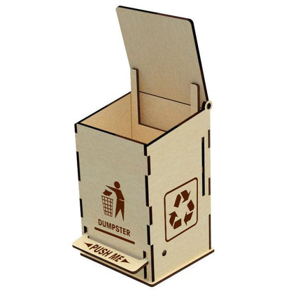 Dumpster wooden box