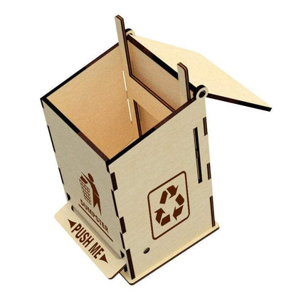 Dumpster wooden box