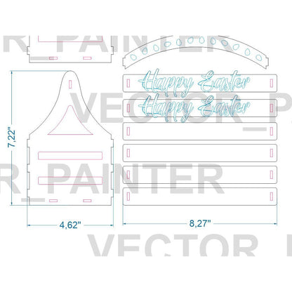 Easter basket Happy Easter