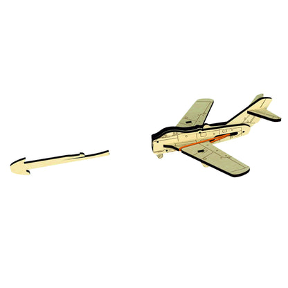 Airplane with shutting arrow mechanism