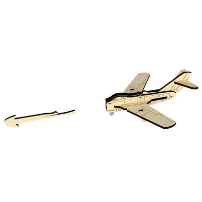 Airplane with shutting arrow mechanism