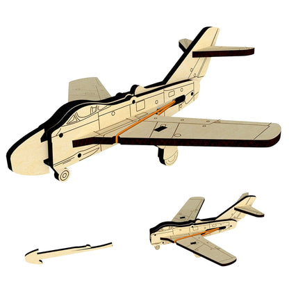 Airplane with shutting arrow mechanism