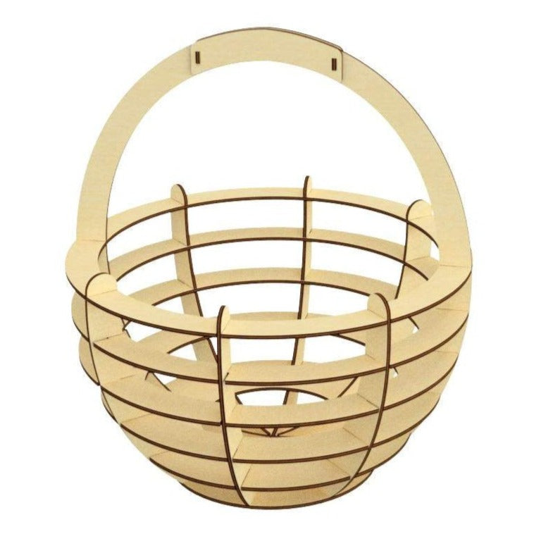 Easter round basket