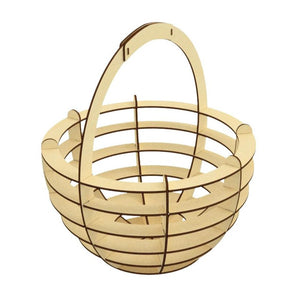 Easter round basket