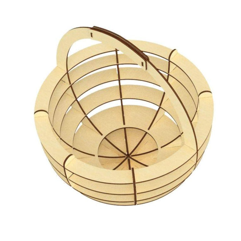 Easter round basket