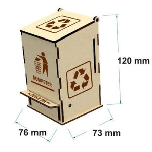 Dumpster wooden box