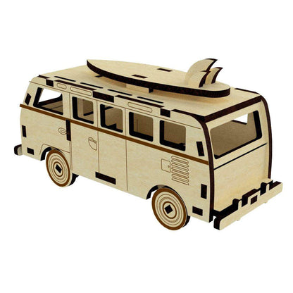 Camper Car Miniature Model