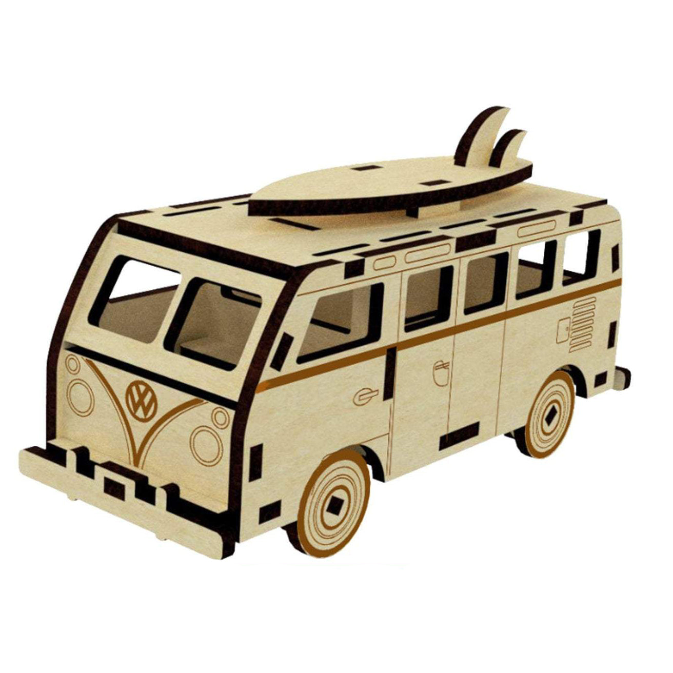 Camper Car Miniature Model