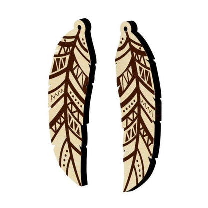 Earrings plumage