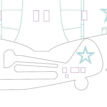 Shooting-Arrows Airplane Miniature