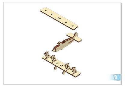 Shooting arrows Biplane