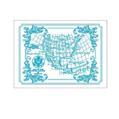 Vintage USA Map