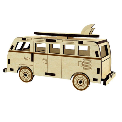 Camper Car Miniature Model