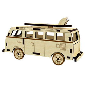 Camper Car Miniature Model