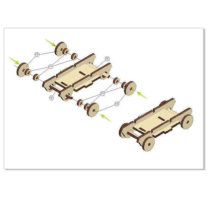 Camper Car Miniature Model