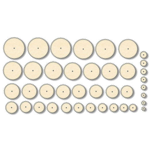 Gears - Laser Cut File SVG & DXF
